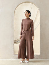 Load image into Gallery viewer, Lulu Long Kulot - Latte with pocket