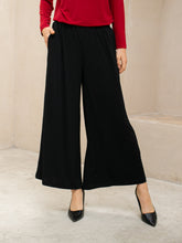 Load image into Gallery viewer, Lulu Long Kulot - Black with pocket