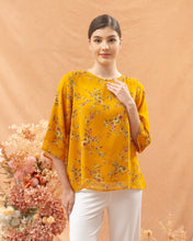 Load image into Gallery viewer, Helen Blouse - Yellow Flower