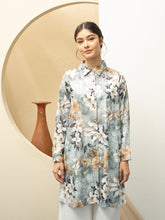 Load image into Gallery viewer, Soera Satin Gold Flower - Grey