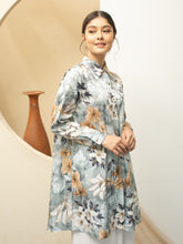 Load image into Gallery viewer, Soera Satin Gold Flower - Grey