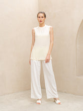 Load image into Gallery viewer, Sierra Top - Sleeveless High Neck - Butter