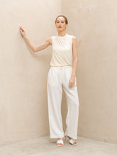 Load image into Gallery viewer, Sierra Top - Sleeveless High Neck - Butter