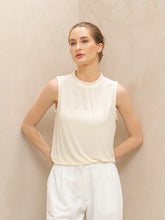Load image into Gallery viewer, Sierra Top - Sleeveless High Neck - Butter