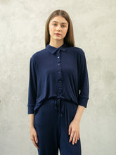 Load image into Gallery viewer, Marina Blouse - Navy