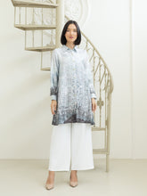Load image into Gallery viewer, Soera Satin Tunic Shirt - Ethnic
