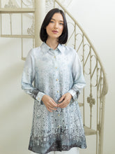 Load image into Gallery viewer, Soera Satin Tunic Shirt - Ethnic