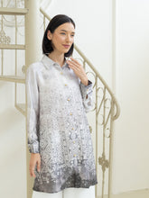 Load image into Gallery viewer, Soera Satin Tunic Shirt - Ethnic