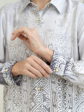 Load image into Gallery viewer, Soera Satin Tunic Shirt - Ethnic