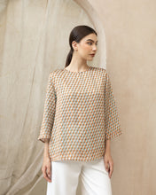 Load image into Gallery viewer, Helen Blouse Geometric Prints