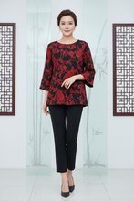Load image into Gallery viewer, Helen Blouse Red Paisley