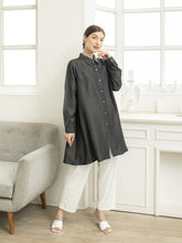 Load image into Gallery viewer, Sora Denim Tencel Tunic Shirt