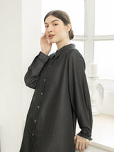 Load image into Gallery viewer, Sora Denim Tencel Tunic Shirt