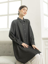 Load image into Gallery viewer, Sora Denim Tencel Tunic Shirt