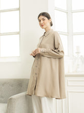 Load image into Gallery viewer, Sora Denim Tencel Tunic Shirt