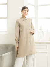 Load image into Gallery viewer, Sora Denim Tencel Tunic Shirt
