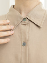 Load image into Gallery viewer, Sora Denim Tencel Tunic Shirt