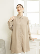 Load image into Gallery viewer, Sora Denim Tencel Tunic Shirt
