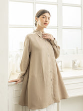 Load image into Gallery viewer, Sora Denim Tencel Tunic Shirt