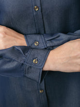 Load image into Gallery viewer, Sora Denim Tencel Tunic Shirt