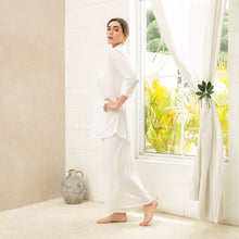 Load image into Gallery viewer, Lulu Long Kulot - White