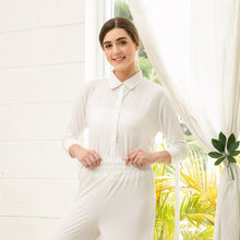 Load image into Gallery viewer, Lulu Long Kulot - White