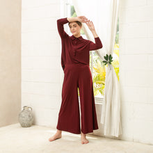 Load image into Gallery viewer, Lulu Long Kulot - Maroon