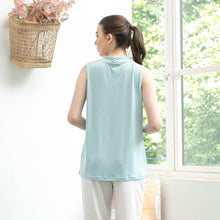 Load image into Gallery viewer, Sierra Top - Sleeveless High Neck - Baby Blue