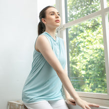 Load image into Gallery viewer, Sierra Top - Sleeveless High Neck - Baby Blue