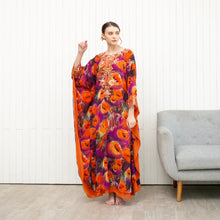 Load image into Gallery viewer, KEZIA Kaftan - Purple Orange