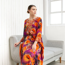 Load image into Gallery viewer, KEZIA Kaftan - Purple Orange