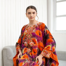 Load image into Gallery viewer, KEZIA Kaftan - Purple Orange