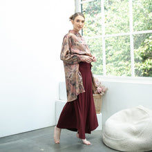 Load image into Gallery viewer, Anza A-Line Skirt - Maroon