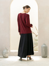 Load image into Gallery viewer, Anza A-Line Skirt - Black