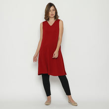 Load image into Gallery viewer, Illy Dress - V neck Dress - Red
