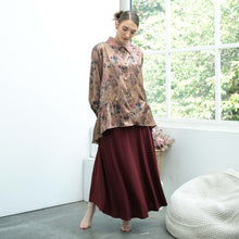 Load image into Gallery viewer, Anza A-Line Skirt - Maroon