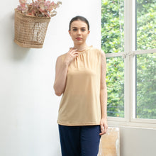 Load image into Gallery viewer, Sierra Top - Sleeveless High Neck - Nude