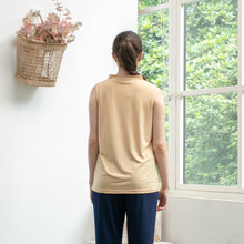 Load image into Gallery viewer, Sierra Top - Sleeveless High Neck - Nude