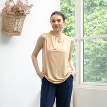 Load image into Gallery viewer, Sierra Top - Sleeveless High Neck - Nude