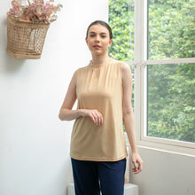 Load image into Gallery viewer, Sierra Top - Sleeveless High Neck - Nude