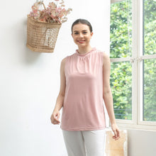 Load image into Gallery viewer, Sierra Top - Sleeveless High Neck - Baby Pink