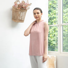 Load image into Gallery viewer, Sierra Top - Sleeveless High Neck - Baby Pink