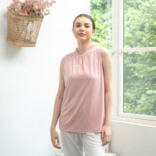 Load image into Gallery viewer, Sierra Top - Sleeveless High Neck - Baby Pink