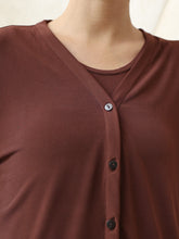 Load image into Gallery viewer, Molly Cardigan - Dark Brown
