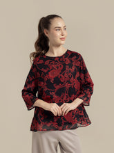 Load image into Gallery viewer, Helen Blouse Red Paisley
