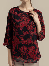 Load image into Gallery viewer, Helen Blouse Red Paisley
