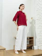 Load image into Gallery viewer, Mey Shanghai Blouse - Maroon Red
