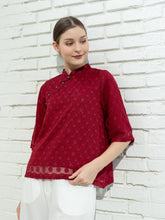 Load image into Gallery viewer, Mey Shanghai Blouse - Maroon Red
