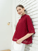 Load image into Gallery viewer, Mey Shanghai Blouse - Maroon Red
