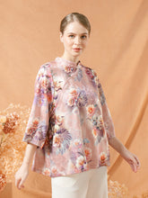 Load image into Gallery viewer, Mey Shanghai Blouse - Pink Gold Satin
